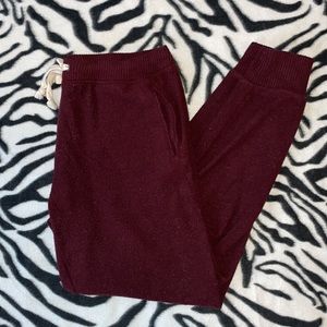 Maroon Wantable Joggers- Size Medium
